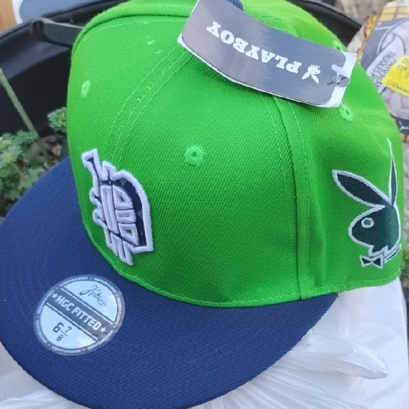 PLAYBOY Other - PLAYBOY Vibrant Green and Navy Cap